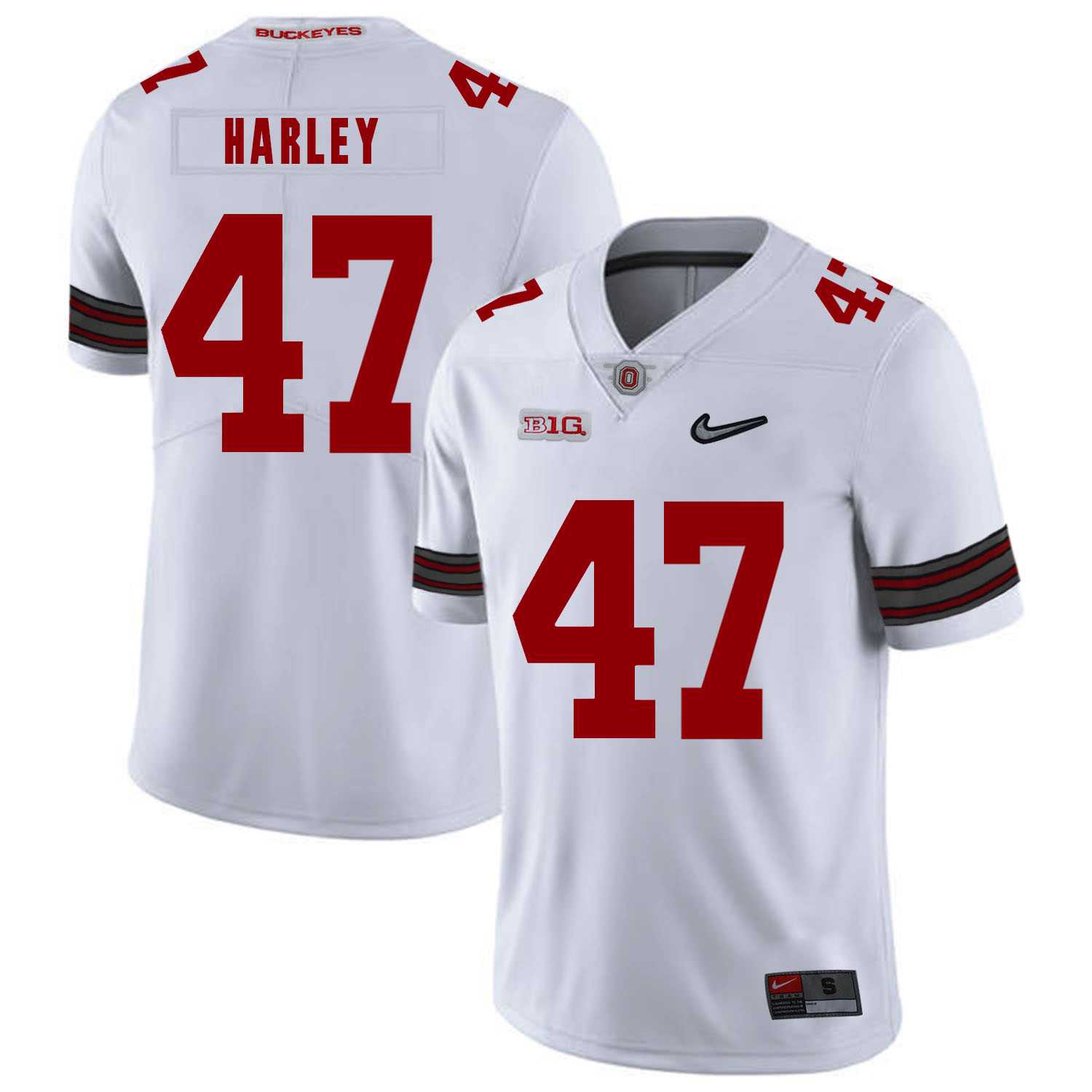 Ohio State Buckeyes 47 Chic Harley White Diamond Nike Logo College Football Jersey Dzhi,We sell and wholesale Ohio State Buckeyes 47 Chic Harley White Diamond Nike Logo College Football Jersey Dzhi on line form chian!